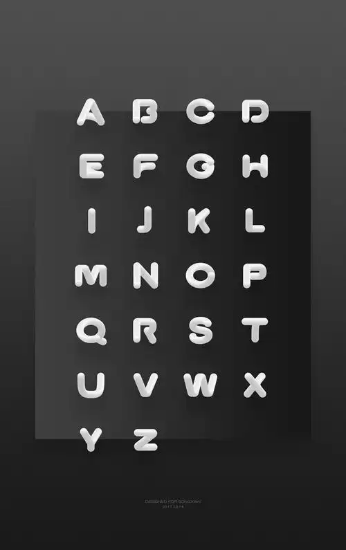 字母字体设计 part.