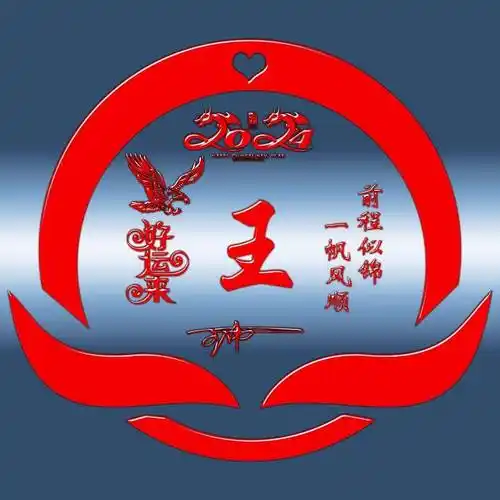 姓氏头像第123期,6款39张励志龙年新款个性签名头像,_