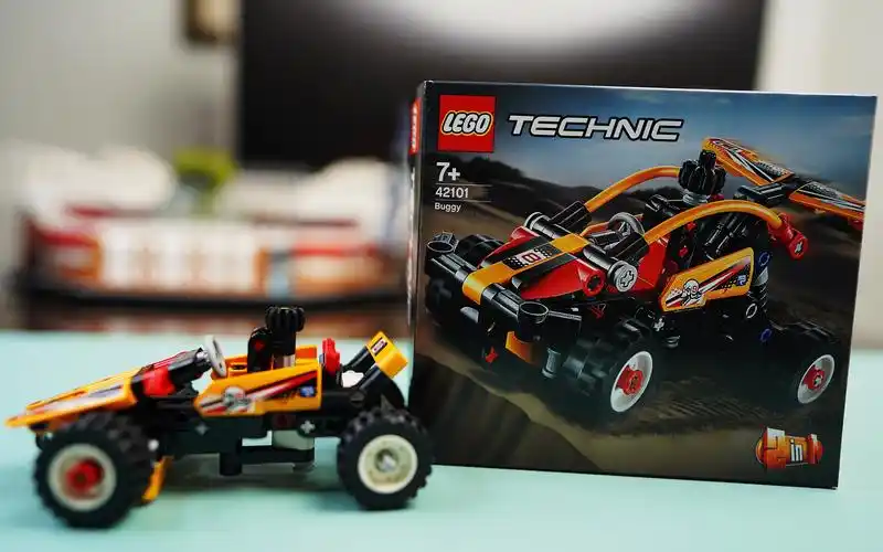 乐高2020年新款42101沙滩越野车2in1收获两款可爱小车车