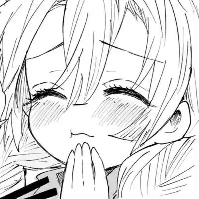 许愿/二次元黑白女生头像