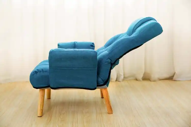 折叠沙发床折叠卧铺椅躺椅躺椅休闲躺椅与可拆卸扶手和记忆泡沫床垫