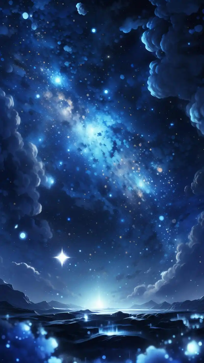 来瞧瞧这些蓝光星空手机壁纸吧!