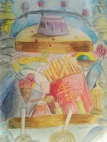 段星好18年下期绘画作品集10岁