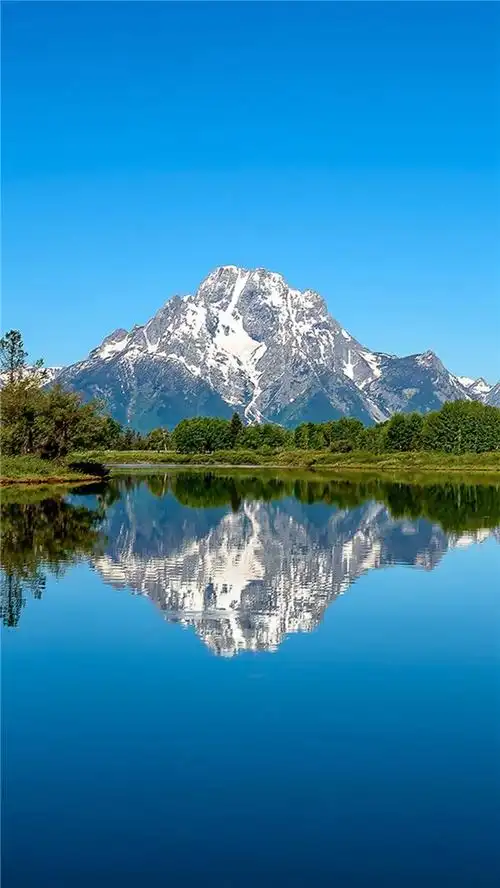满屏活血蓝色系山水风景手机壁纸_2812864蓝色系山水风景手机壁纸高清