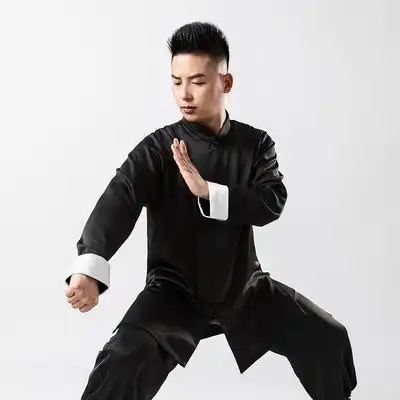 久武至尊中国风春夏季休闲练功太极拳武术功夫太极服男练功服