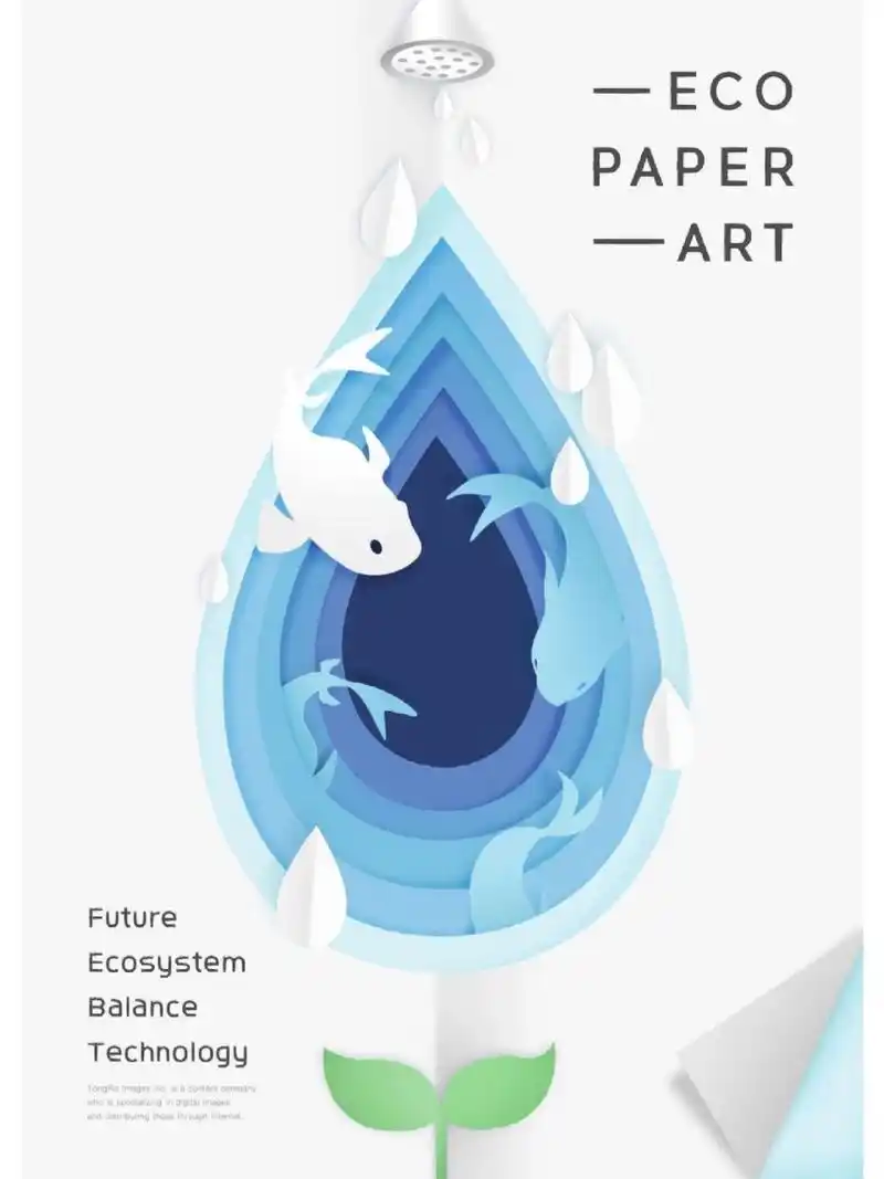 ps海报素材|环保节约保护地球公益海报 08环保公益海报模板素材