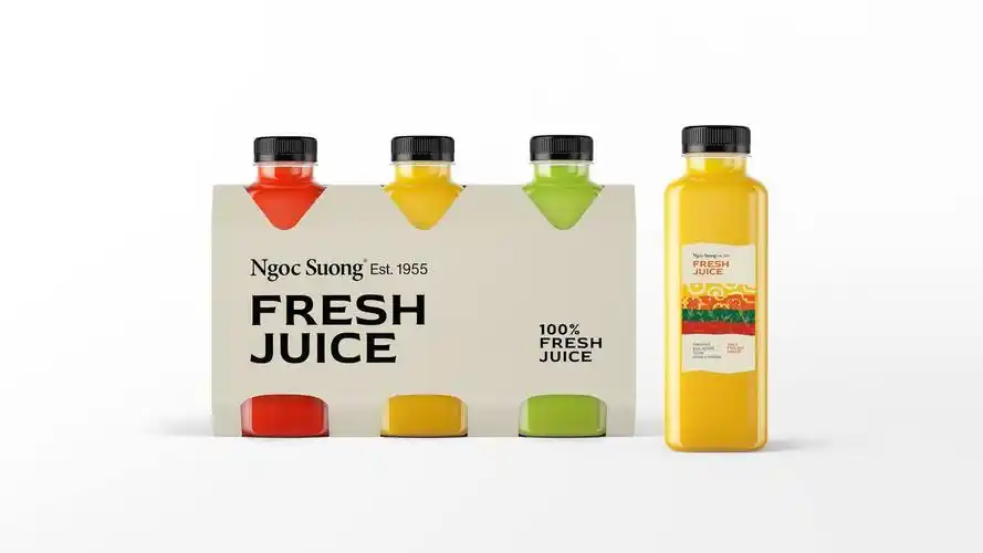 ngoc suong est.1955饮料包装设计
