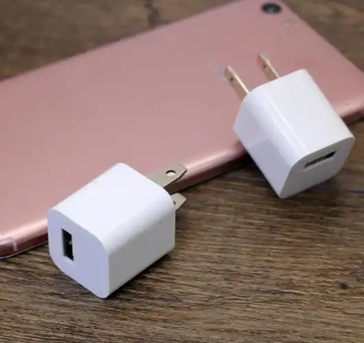厂家直销 快充usb5v1a充电头 欧美规白色电源适配器充电器批发