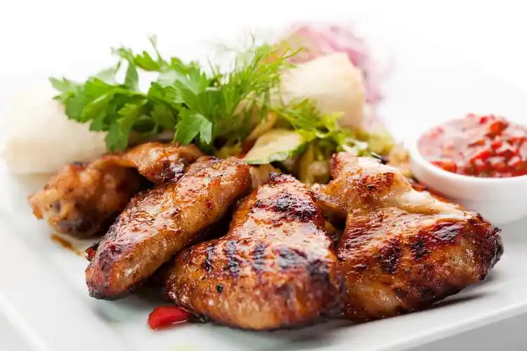 鸡肉煎肉烤肉肉类美食食物