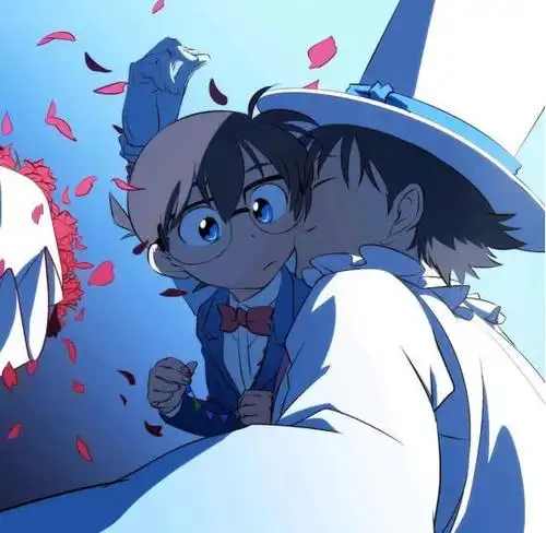 柯南基德情侣头像_头像图片_扣扣乐园