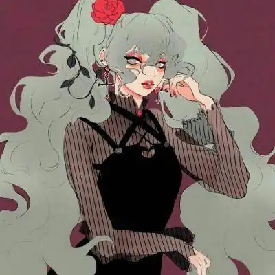 动漫头像,暗黑系,病娇,变异