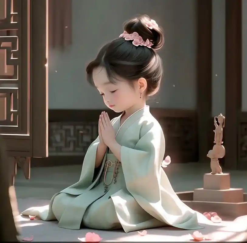 头像:双手合十,表达心中的祈愿,向天地万物传达爱与美好