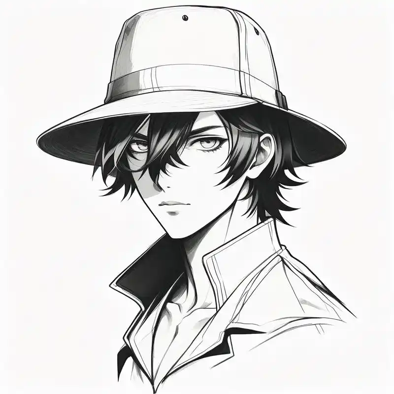 黑白素描男生头像,霸气冷酷范😎 谁不爱又霸气又冷酷的男生呢!