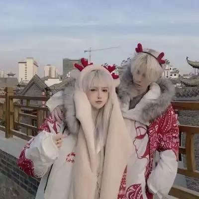 头像图片2021最火爆双人情头 超甜_情侣头像_美头网