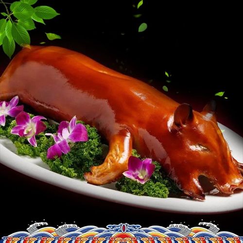 广式脆皮烤乳猪2到7斤整只黄金烤全猪开业祭祖半成品酒店特色食材