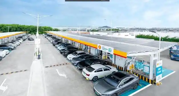 全球最大电动汽车充电站,比亚迪与壳牌共同成,在深圳正式开业|深圳市|