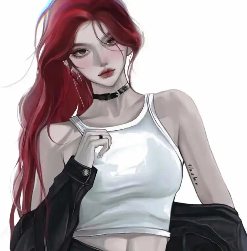 是拽姐配的上的动漫头像吧 太酷啦太酷啦 反正星星是驾驭不住呜呜呜