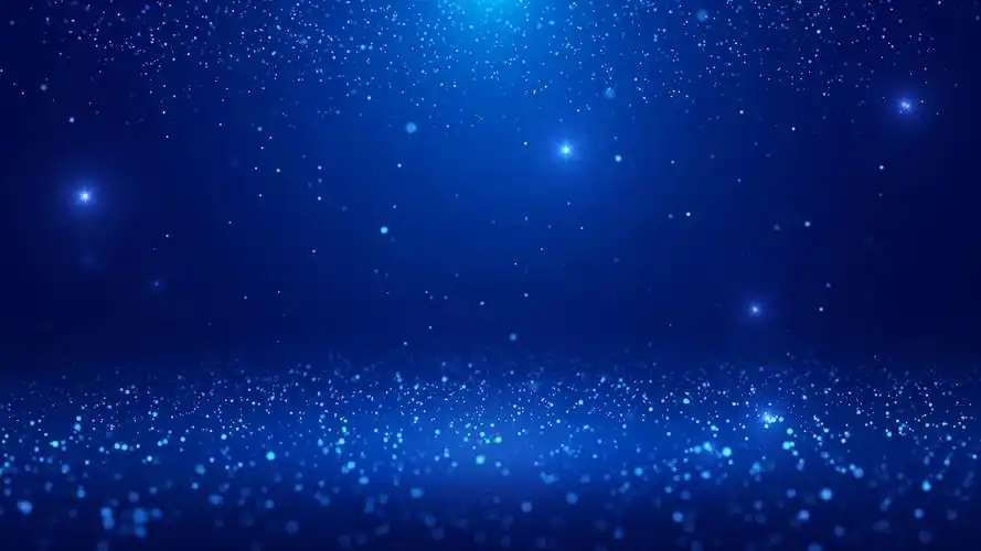 舞台背景蓝色水墨山水荷花蜻蜓画卷4k视频背景