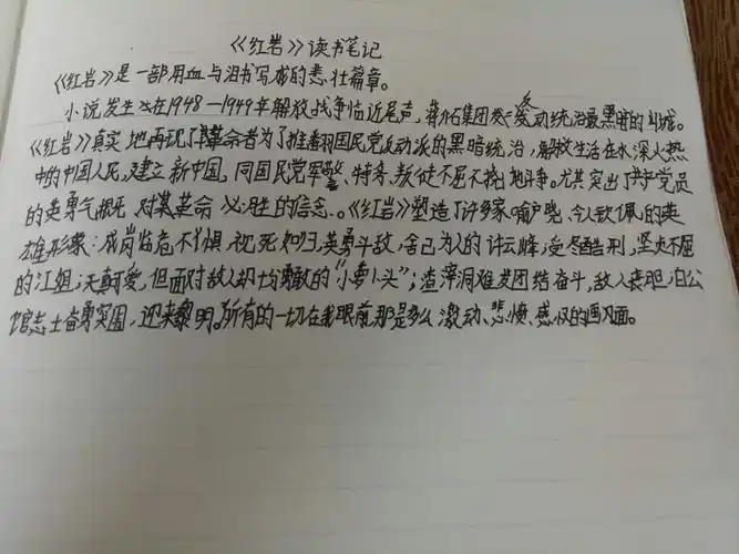 《红岩》读书笔记