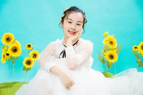 可爱的小姑娘,我12岁了!