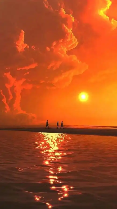 最美迷人的晚霞风光图,风景-手机壁纸