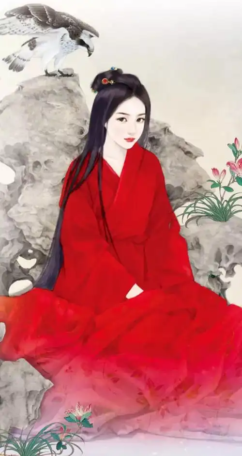 古装手绘女子