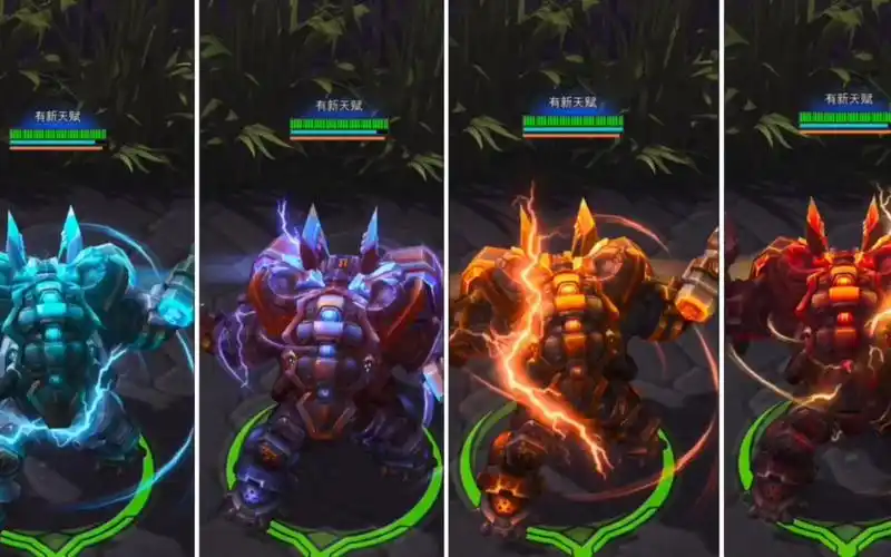 石榴风暴风暴英雄皮肤鉴赏8劫掠者穆拉丁全配色特效对比