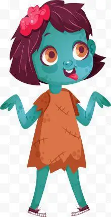 万圣节派对僵尸女孩