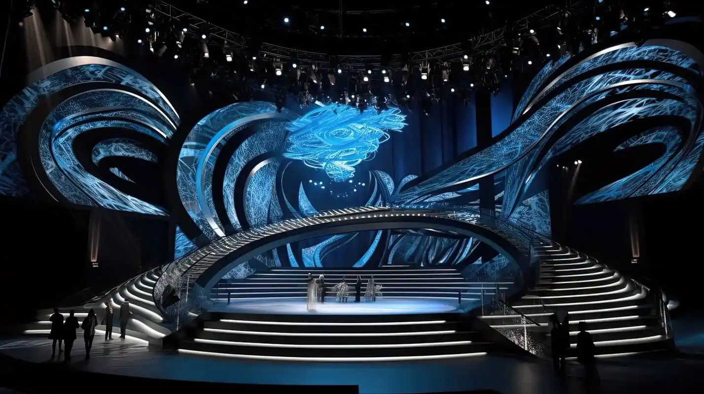 midjourney关键词分享|舞台设计.舞美场景的效果图, - 抖音