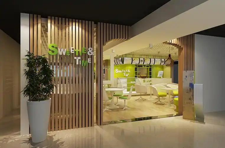 广州奶茶连锁店装修设计_奶茶店面装修效果图- 广东九懿装修公司