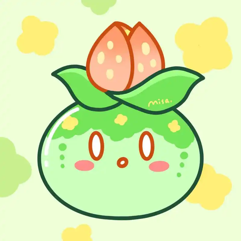 圆滚滚头像|原神史莱姆合集 圆滚滚的全属性史莱姆 可可爱爱一次性