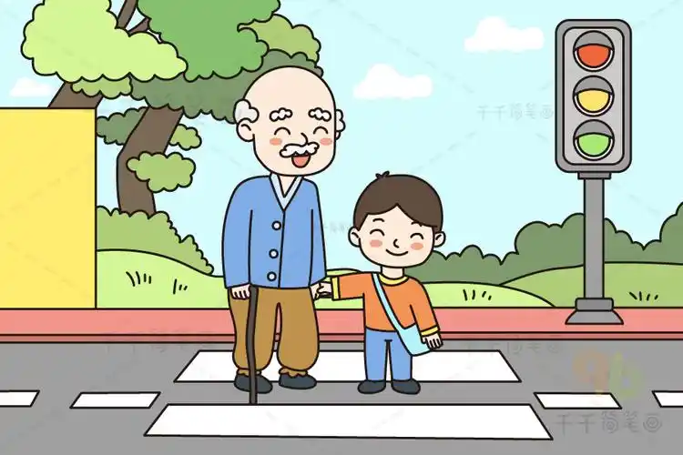 看图写话助人为乐