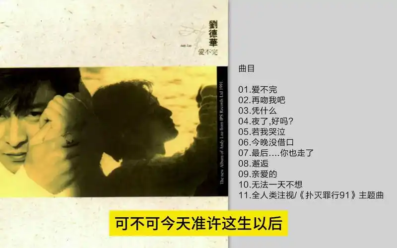 无损音质 刘德华-《爱不完》1991[flac cue]