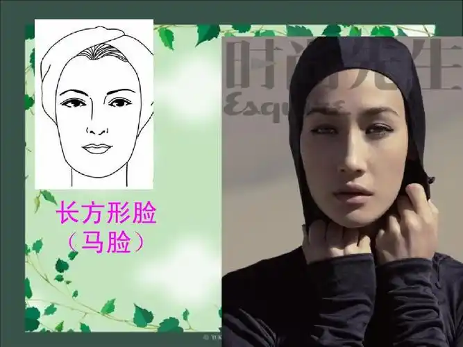长方形脸 (马脸)