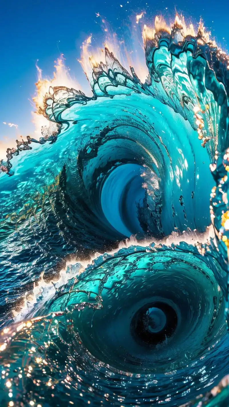 🌊8k超清蓝光海浪壁纸,让你仿佛置身于浩渺的海洋中,感受那波澜壮阔