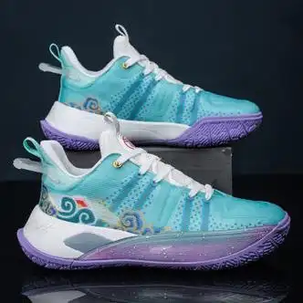 李宁鞋子男2023新款cj2篮球鞋网面透气比赛实战减震回弹中学生运动鞋