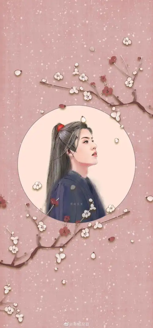 肖战陈情令魏无羡战羡手绘插画板绘中国风壁纸头像博君一肖 by@寒城至