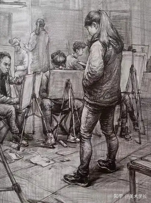 中央美院经典速写高分试卷回顾