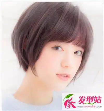 齐刘海短发适合什么脸型简单大方修颜显瘦