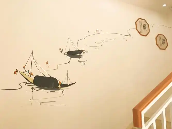楼梯手绘墙