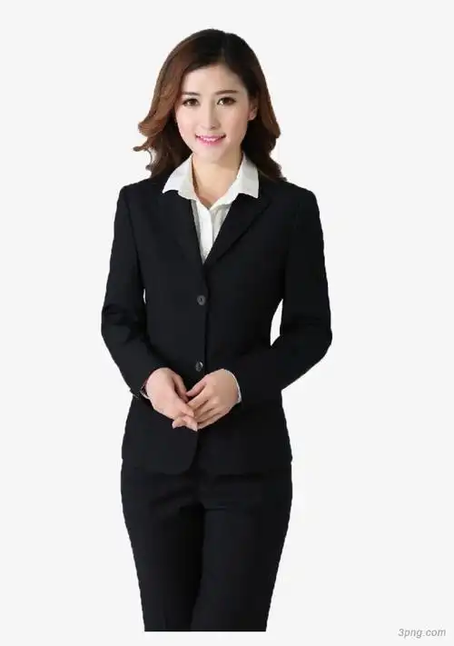 西装白领女png素材透明免抠图片-其他元素