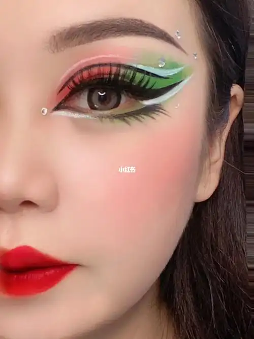 郑州舞台妆眼妆教程中国舞妆容