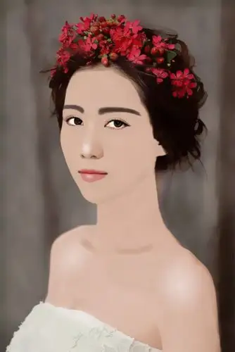 自己用美图秀秀转手绘的