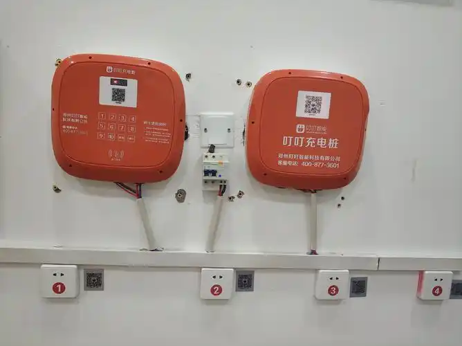 叮叮电瓶车充电桩地下车库安装案例展示