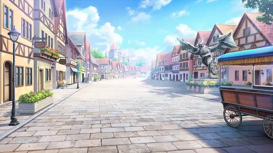 动漫街道场景高清动态壁纸_mac开心-站酷zcool