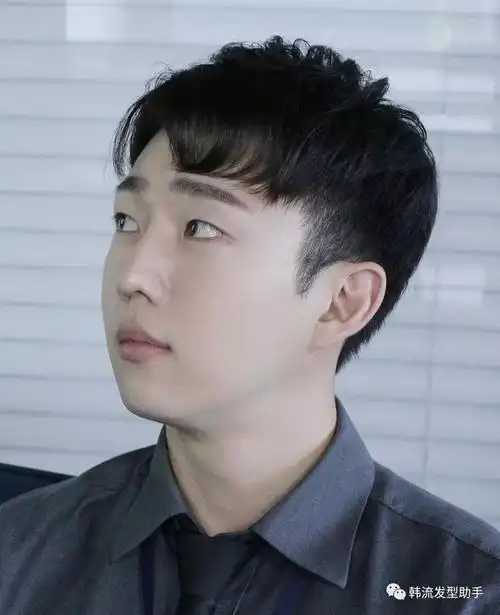 韩国潮流三七分发型