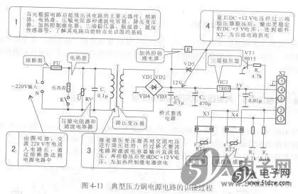 典型压力锅电源电路