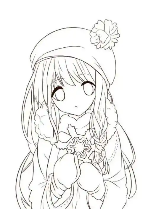 好看的动漫人物素描