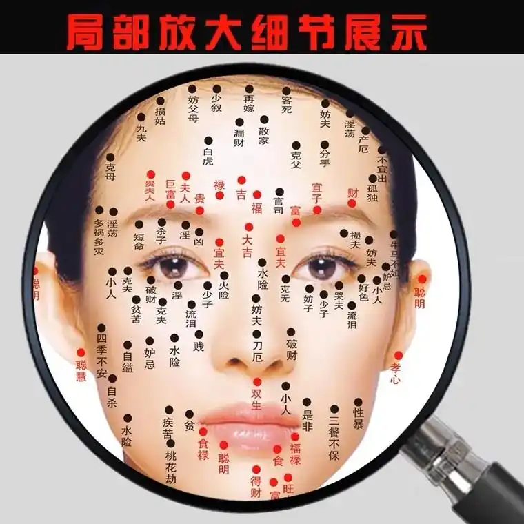 你脸上的痣代表什么含义 #让我们一起变美 #日常小知识 # - 抖音