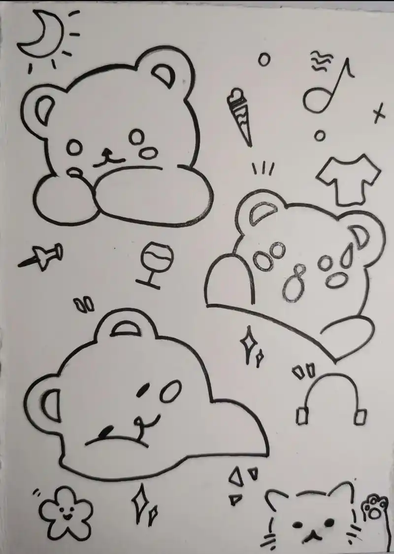 今天是手帐后边有教程